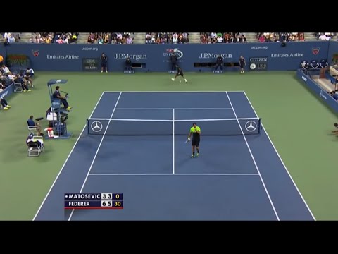 US Open 2014 - Federer vs Matosevic