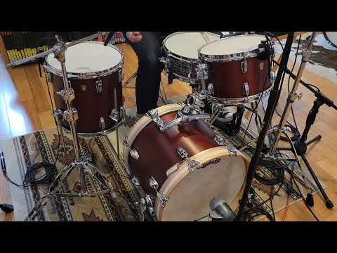 (SOLD) Drum Kits - (Used) Ludwig Legacy Mahogany 14x18 8x12 14x14 (Vintage Mahogany)