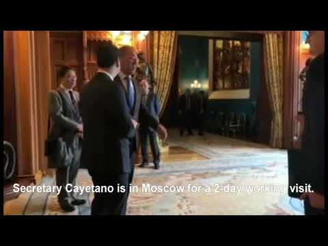 Secretary Alan Peter Cayetano on 2-day Working Visit in Moscow