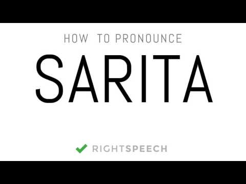 Sarita - How to pronounce Sarita - Indian Girl Name