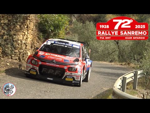 Rally Sanremo 2025 Show & Overtakes 