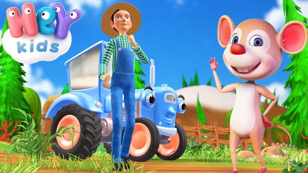 The Farmer In The Dell nursery rhyme + more farm songs for kids | HeyKids