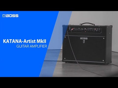 BOSS Katana Artist MkII 1x12 Inch 100-Watt Tube Logic Design Combo Amp with 8 Tone Setting Memories
