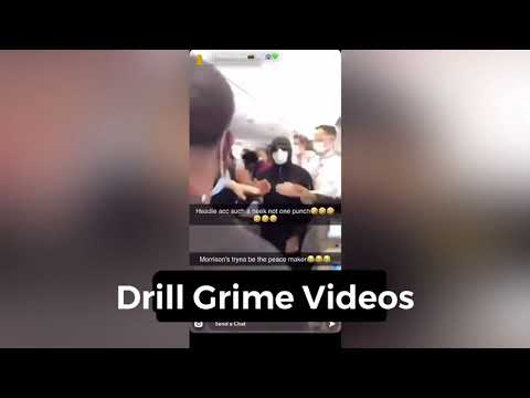 #OFB Headie One Fight On Dubai Airplane Vs #TionWayne #3x3 #edmonton