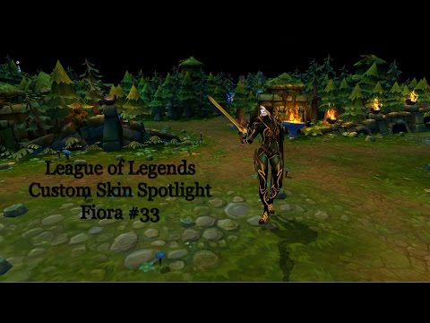 League of Legends Custom Skin Spotlight Fiora #33 | [Dsiver144] Project Fiora