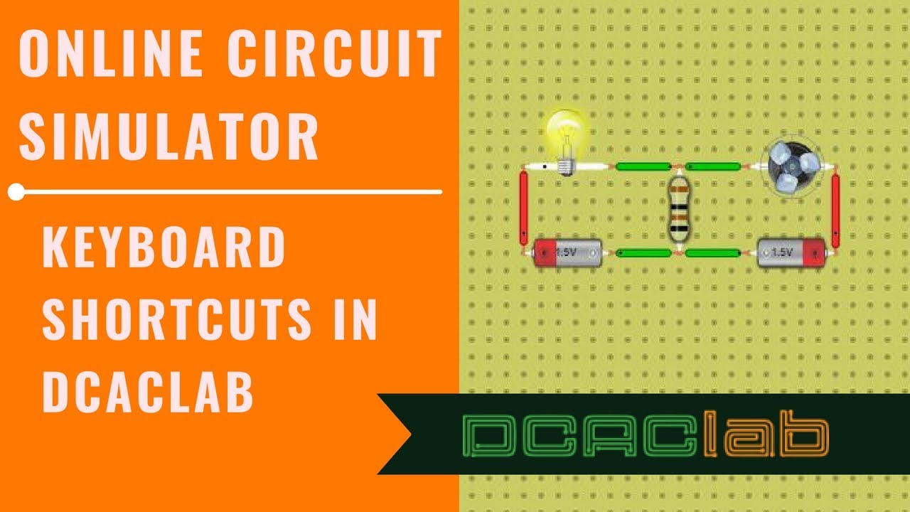 Online Circuit Simulator : Keyboard shortcuts [TRY IT]
