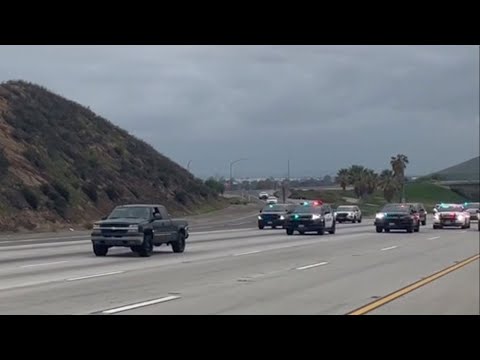 Authorities pursue suspect who shot and killed Riverside Co. deputy in Jurupa Valley