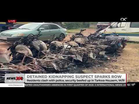 Tension at Nsuaem: Heavy security after residents clash with police over kidnap suspect