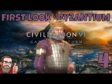 Byzantium First Look Gameplay! Civilization 6 - New Frontier Pass. Basil II Review on Deity - Ep.4