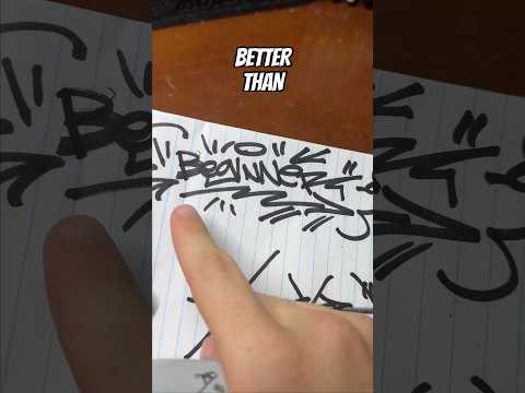 Reasons Why Your Graffiti Tags Don’t Look Good | As a Beginner #graffiti #youtube #tutorial #shorts