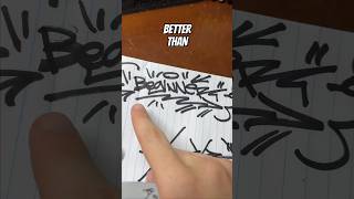 Reasons Why Your Graffiti Tags Donโt Look Good | As a Beginner #graffiti #youtube #tutorial #shorts