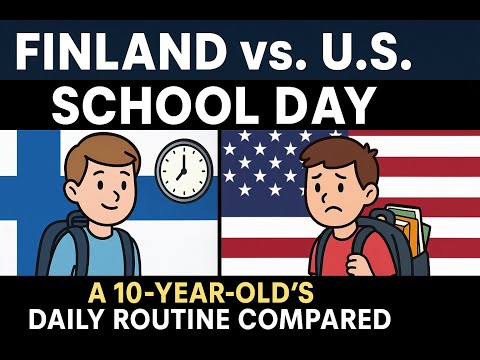 Finland vs. U.S. School Day A 10-Year-Old’s Daily Routine Compared