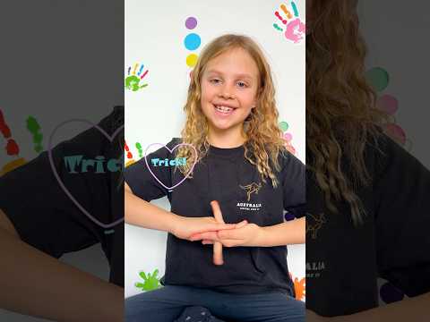 🪄Kennt ihr diesen lustigen Fingertrick?😃 #kinder #lernen #trick #kidsfun #lustig