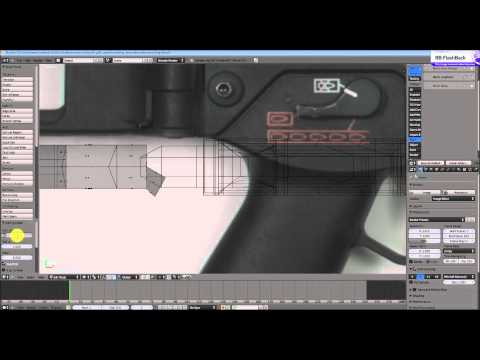 blender speed modeling- g36c