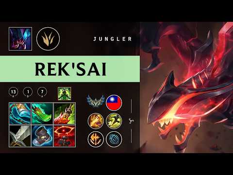 Rek'Sai Jungle vs Lee Sin - TW Challenger Patch 26.04