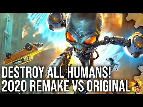 Destroy All Humans! 2020 Remake vs 2005 Original - An Unreal Transformation! [Sponsored]