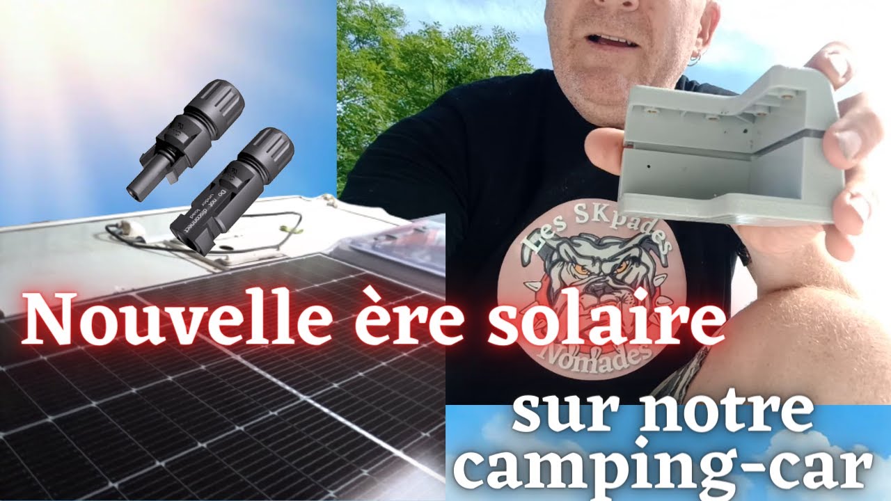 #82 Panneaux et supports solaires, prises MC4 sur mon #campingcar                           #vanlife