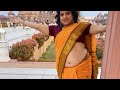 Bong Model Chaitali Yellow Saree Photoshoot Video In LAXMI NARAYAN TEMPLE ️ Chaitali Saree Fashion