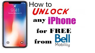 Unlock a Bell iPhone - Free Unlock Network Bell Canada any iPhone