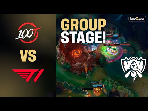 LOSER IS OUT! 100 Thieves vs T1 ON World Championship 2025 — BEST HIGHLIGHTS