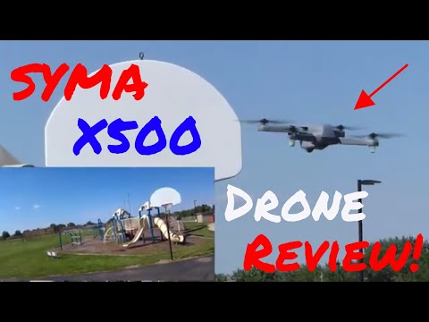 SYMA X500 Foldable GPS Drone Review - DJI Killer?
