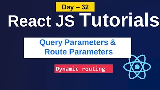 Query parameters |  query parameters in react | React router tutorial| react JS in telugu#reactjs