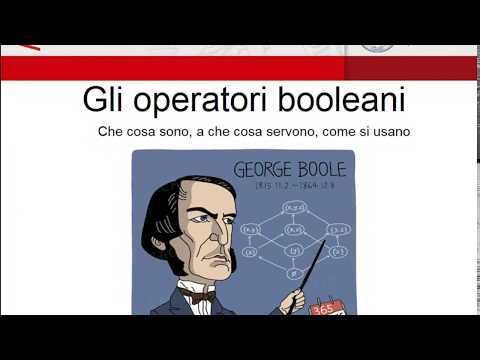 Gli operatori booleani