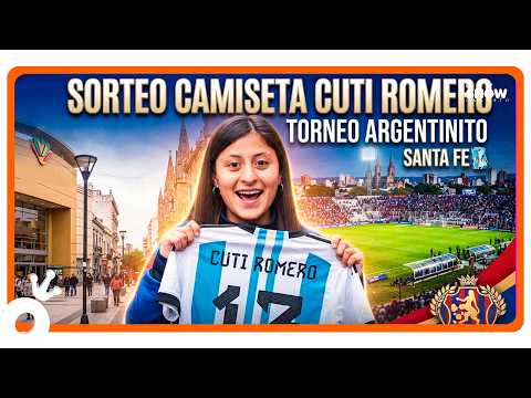 Sortean una camiseta del Cuti Romero para poder competir en el torneo Argentinito en Santa Fé