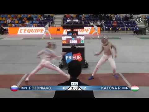 2019 xxx T64 28 F S Individual Orleans FRA WC RED KATONA Renata   HUN vs POZDNIAKOVA Sofia   RUS