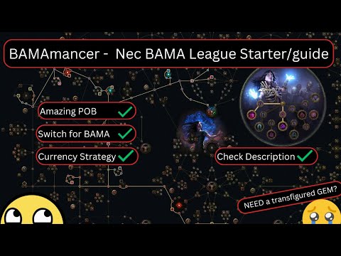PoE 3.24 - BAMAmancer - My League Starter - Leveling guide/Review