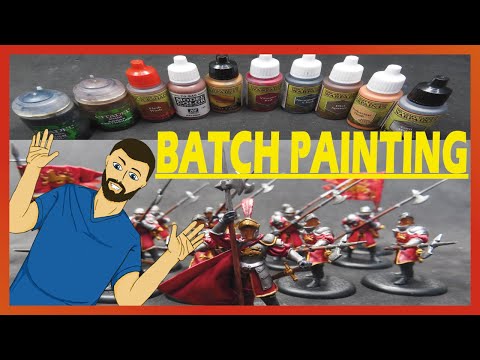 Beginners Gide To Batch Painting Miniatures