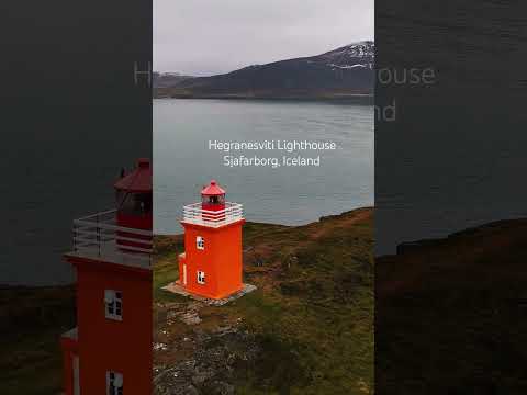 Hegranesviti Lighthouse, Sjafarborg, Iceland. #hindsightaerial #relax #Lighthouse #drone #dji