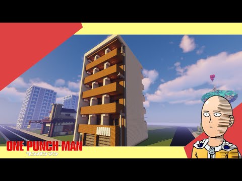 Insane One-Punch Man Anime Build in Minecraft