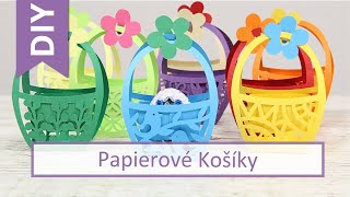 Papierové veľkonočné košíky z našej dielne, 10 ks