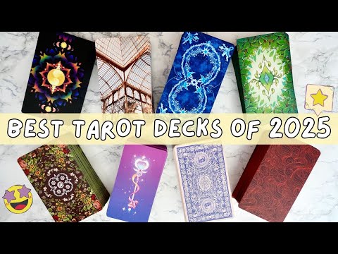 The BEST Tarot Decks of 2025🥳 My TOP 10 Tarot Of The Year 🏆