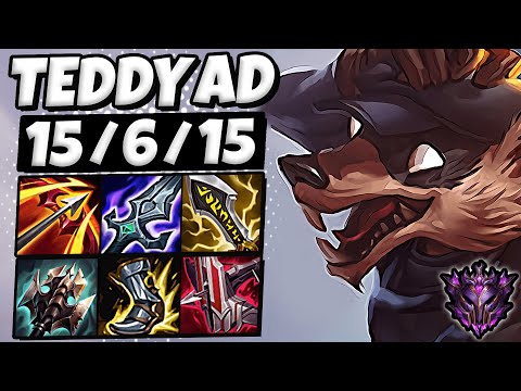 Teddy Twitch vs Jinx [ ADC ] Patch 12.5 Ranked Master Korea ✅