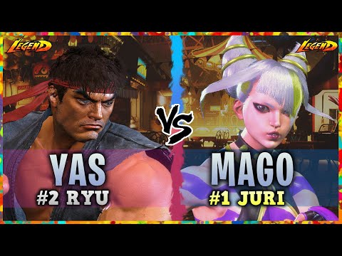 SF6 ▰ Ranked #2 Ryu ( YAS ) Vs. Ranked #1 Juri ( Mago ) 『 Street Fighter 6 』