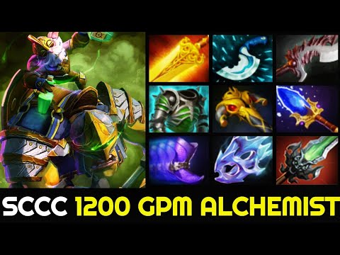 SCCC 1200 GPM Alchemist - Carry the Game with 9 Slotted 7.27 Dota 2