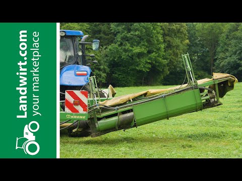 Geniale Eigenbau-Förderschnecke für die Grünlandmahd