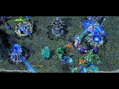 Warcraft 3 Race Gameplay - Naga Vs Undead (Insane)