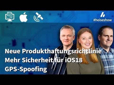 Video Thumbnail: #heiseshow: Produkthaftung bei Software, Apples Reboot-Schutz, GPS-Spoofing