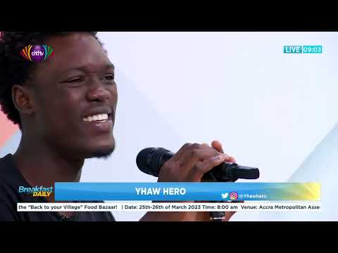 Yhaw Hero performs on #BreakfastDaily