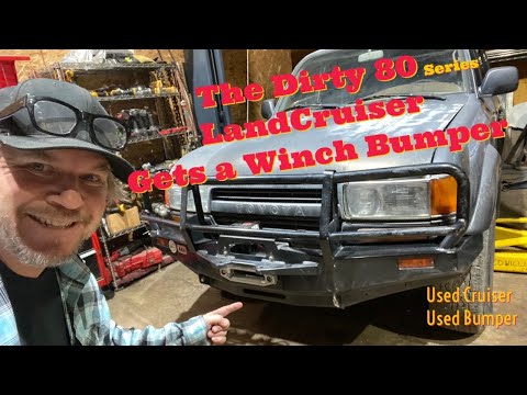 Dirt Daily. Winch Bumper on the Dirty 80 Land Cruiser
