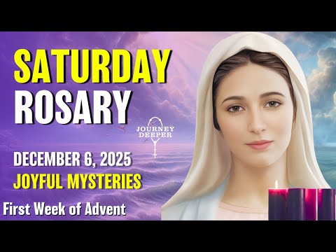 Saturday Rosary 💜 Joyful Mysteries of Rosary 💜 December 6, 2025 VIRTUAL ROSARY