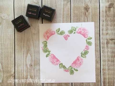 Stamped Floral Wreath Tutorial
