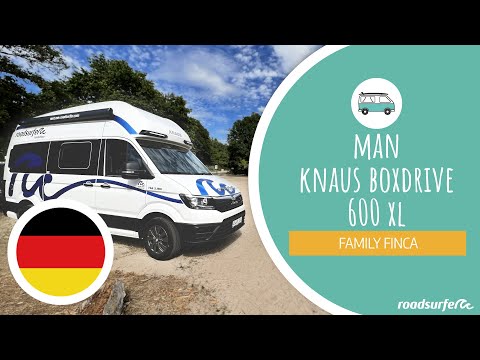 MAN Knaus Boxdrive 600XL explanatory video - roadsurfer Family Finca