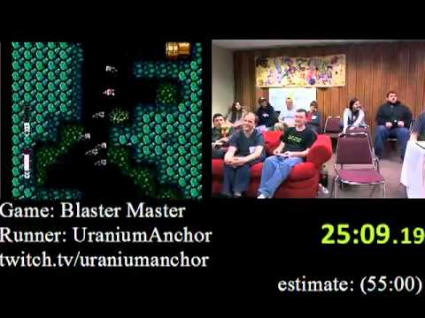 Blaster Master Speed Run (48:05), Part 2 (AGDQ 2012)