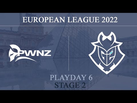 PWNZ vs G2 @Chalet | EUL 2022 Stage 2 | Playday 6