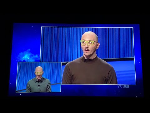 Jeopardy, intro - Amy Schneider DAY 41-oh wait (1/27/22)