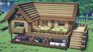 Minecraft : How to Build a Survival House (Easy Survival House)
